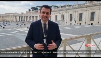 ROMA | RUCCO INCONTRA IL PAPA: «NO AL CONFLITTO SOCIALE