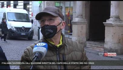 VICENZA | ITALIANI FAVOREVOLI ALL'ELEZIONE DIRETTA DEL CAPO DELLO STATO