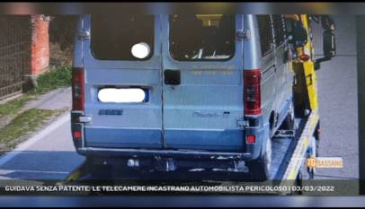 CAMPODORO | GUIDAVA SENZA PATENTE: LE TELECAMERE INCASTRANO AUTOMOBILISTA PERICOLOSO