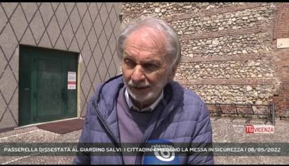 VICENZA | PASSERELLA DISSESTATA AL GIARDINO SALVI: I CITTADINI CHIEDONO LA MESSA IN SICUREZZA