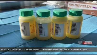 VICENZA | PEDIATRIA: 400 NEONATI ALIMENTATI DA LATTE MATERNO DONATO DAL 2015 AD OGGI