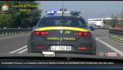 VICENZA | EVASIONE FISCALE: LA FINANZA CONFISCA 190MILA EURO AD IMPRENDITORE VICENTINO