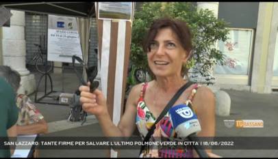 BASSANO DEL GRAPPA | SAN LAZZARO: TANTE FIRME PER SALVARE L'ULTIMO POLMONE VERDE IN CITTA'