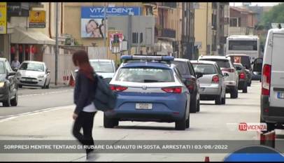 VICENZA | SORPRESI MENTRE TENTANO DI RUBARE DA UN'AUTO IN SOSTA
