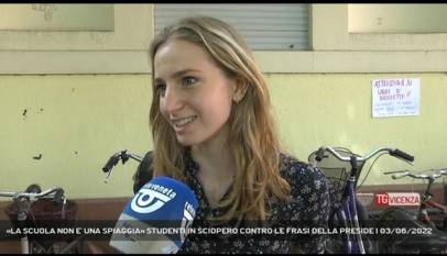 VICENZA | «LA SCUOLA NON E' UNA SPIAGGIA» STUDENTI IN SCIOPERO CONTRO LE FRASI DELLA PRESIDE