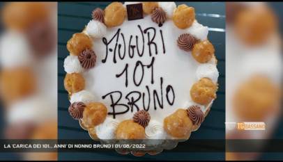 BASSANO DEL GRAPPA | LA 'CARICA DEI 101... ANNI' DI NONNO BRUNO