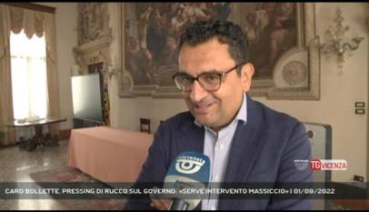 VICENZA | CARO BOLLETTE. PRESSING DI RUCCO SUL GOVERNO: «SERVE INTERVENTO MASSICCIO»