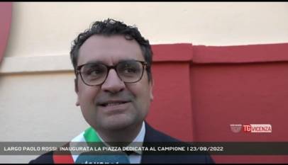 VICENZA | LARGO PAOLO ROSSI: INAUGURATA LA PIAZZA DEDICATA AL CAMPIONE