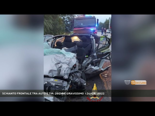 RESANA | SCHIANTO FRONTALE TRA AUTO E TIR: 26ENNE GRAVISSIMO - RETE ...