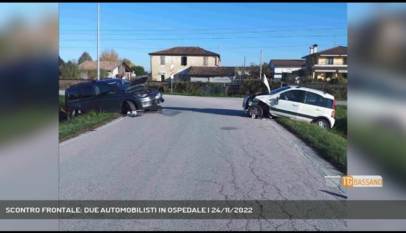 VILLA DEL CONTE | SCONTRO FRONTALE: DUE AUTOMOBILISTI IN OSPEDALE