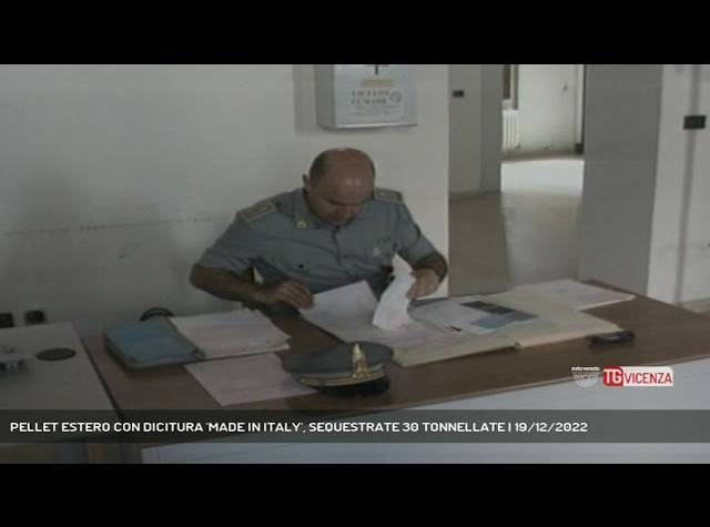 MARANO VICENTINO | PELLET ESTERO CON DICITURA 'MADE IN ITALY'