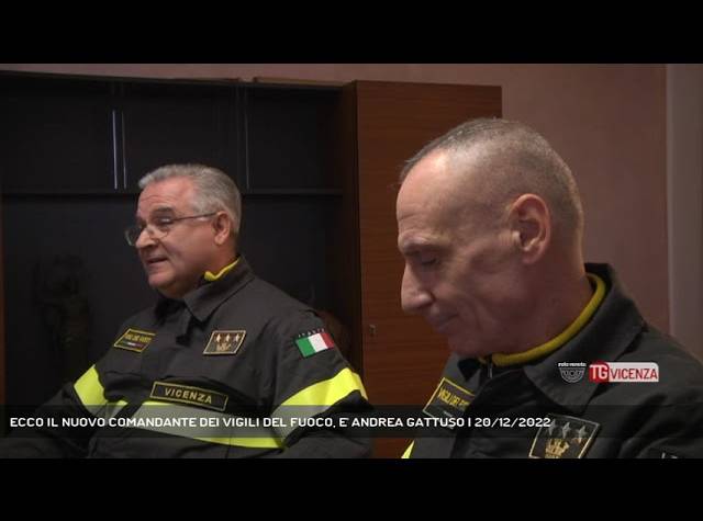 VICENZA | ECCO IL NUOVO COMANDANTE DEI VIGILI DEL FUOCO