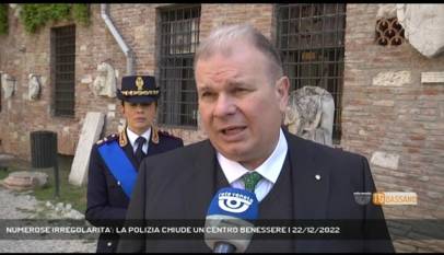 BASSANO DEL GRAPPA | NUMEROSE IRREGOLARITA': LA POLIZIA CHIUDE UN CENTRO BENESSERE