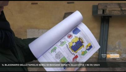 BASSANO DEL GRAPPA | 'IL BLASONARIO DELLE FAMIGLIE NOBILI DI BASSANO' DONATO ALLA CITTA'